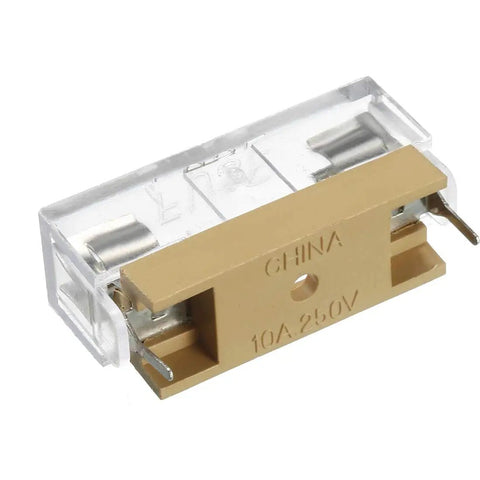 Single unit from Pack Of 10 6 X 30mm PCB Fuse Panel Mount Holders With Dual Terminals 250V 10A Durable Plastic And Metal Construction For Automotive And Electrical Projects Fuses Not Included.