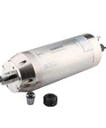 High Torque Fluid Cooled CNC Spindle Motor Five Point Five Kilowatt Three Eighty Volt ER Twenty Five Precision Chuck with additional components.