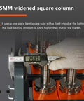 CAT40 Classic Mobile CNC Tool Storage Cart With Wheels showing 25MM widened square column measurement
