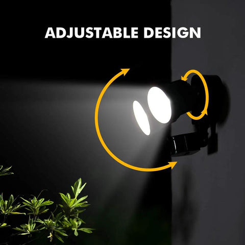 Badass Dual Head Motion Activated Led Floodlight Delivering A Sick 2000 Lumen Glow With Zero Hassle Installation And Heavy Duty Ip54 Weatherproof Protection For Your Backyard Or Driveway Black