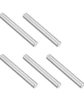 5 Pack Marine Grade 316 Stainless Steel Dowel Pins 8mm By 60mm Round Rods For Pegs, Shelves, Rails, DIY Projects And Gear