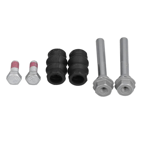 Heavy Duty Rear Brake Caliper Slider Pins 75mm X 8mm Metal Rubber Repair Kit Direct Fit For T4 Service Rebuild OEM Part Bcf1346b, bolts and boots