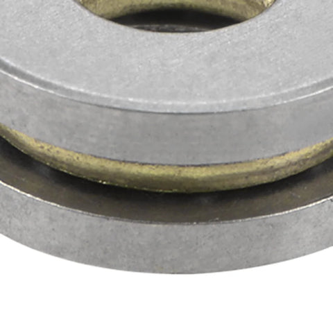 uxcell F4-10M thrust ball bearings, chrome steel, 4 mm x 10 mm x 4 mm, single direction, set of 5