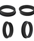 8 Pack Black Snap In Grommets For 50mm Knockout Holes Nylon Insulating Bushing Inner 41.2mm Outer 53mm Height 11.5mm Pro Grade Cable Wire