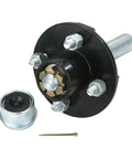 Trailer Axle Kit Assembly With Four On Four Inch Bolt Idler Hub And One Quarter Inch Round BT8 Spindle For Two Thousand Pound Axles