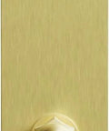 96 Inch Bent Strap Barn Door Hardware Kit In Satin Nickel With Steel Construction And All Mounting Hardware For Doors Up To 48 Inches Wide Durable 220 Lb Capacity ANSI BHMA A15614 Grade 1 component showing brass finish detail.