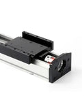 Beefed-Up Enclosed Linear Guide Replacement Actuator Module With Ball Screw Slide Table For Nema34 Motors, Precision CNC Linear Motion System For Industrial Production And Heavy Load Positioning, black metal