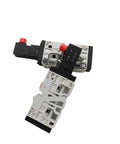 Top Tier 1 Pc 0820060861 Pneumatic Solenoid Valve For Heavy Duty Industrial Use, top view showcasing robust design and red buttons.