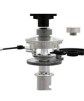 Exploded view of USA powered draw bar from EVS 949 Milling Machine With 2 Axis Newall DP700 DRO X Axis Powerfeed
