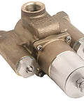 Tempcontrol Thermostatic Mix Valve Rough Brass 1-1/4 By 1 Inch Made In Usa Plumbing Accessory with smooth temperature regulation.
