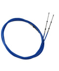 Two Pack 12 Foot Marine Throttle And Shift Control Cables For Outboard Engine Control Box 3300 33C Compatible Blue Boat Lever