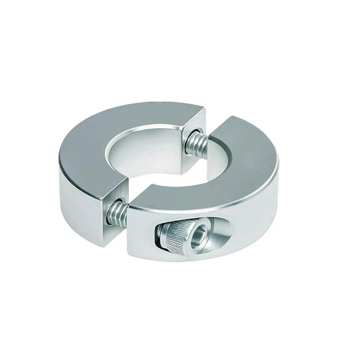 4-Pack 1 Inch Bore Zinc Plated Shaft Collar Double Split Clamp On Style 1-3/4 Inch OD 1/2 Inch Thick With M4 Set Screws Beefy Build