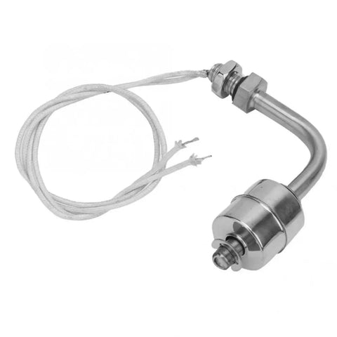 Rugged Stainless Steel Float Switch For Liquid Level Monitoring And Tank Control That Works Like A Champ DC AC 0 To 220V L Type Level Sensor Industrial Grade Water Tank Sensor, stainless probe with leads
