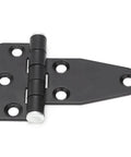 T Shape Gate Hinge Stainless Steel Cabinet Shutter Hinge For Electric Generators Black Finish With 6 Position Screw Holes