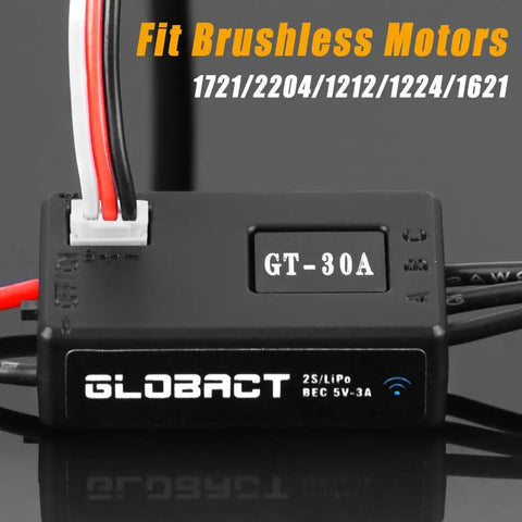 30A Brushless Mini ESC With 5V And 3A BEC Output And App Adjustable Parameters, Supports brushless motors image