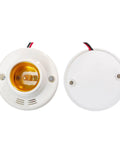 High Sensitivity E27 Sensor Light Socket Adapter 1 Or 2 Pack For Safe Home Lighting, Easy Setup, durable socket with wiring detail