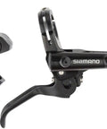 BR-MT500 Disc Brake With BL-MT501 Lever, Rear Hydraulic 2-Piston Post Mount, Black, lightweight trail-ready braking system