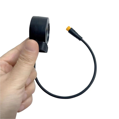 Thumb Throttle 22mm For Electric Bikes And Scooters Two Pack Finger Throttle Seven Eighths Inch Universal Left Right Mount Hall Sensor Compatible 24V To 72V Sensor Controller Replacement With Brake Switch