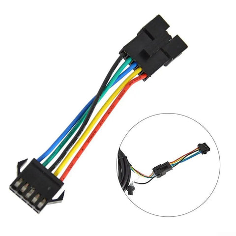 Ebike Display Conversion Cable 6 Pin To 5 Pin Connector Adapter For SW900 E Bike Meter And Controller Communication Line ABS