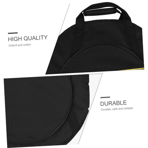 Close-up of the Heavy Duty Portable Cymbal Bag with Oxford material, showing detailed stitching and durable handle.