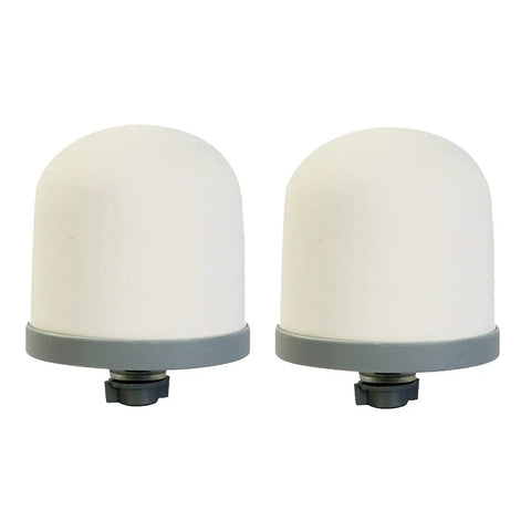 Ceramic Dome Filter Replacement For Water Pre Filtration System 0.15 To 0.5 Micron Diatomite Filter, two dome filters