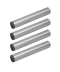 Front view of Hardened Steel Dowel Pins 1/2 Inch Heat Treated Precision Alignment Pins, 4 pack for hinges, joints, machine assembly.