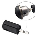 GosoNo Multifunctional String Winder With Bridge Pin Puller Remover Tool sleek black hex chuck attachment for guitar maintenance.