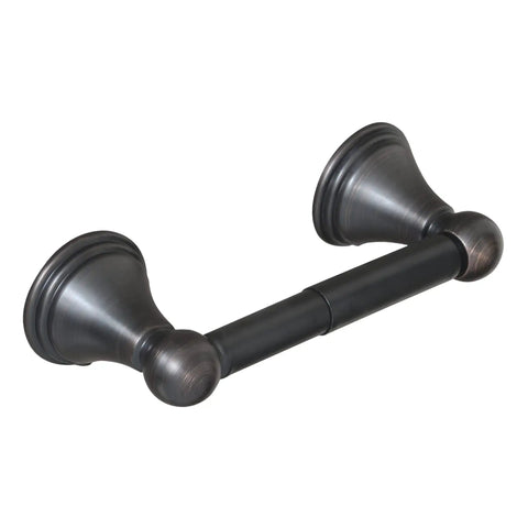 Oil Rubbed Bronze Toilet Paper Spring Holder With Modern Style, 8.6 Inch By 2.3 Inch, 9.5 Inch Wide Fixture And 3.07 Inch Projection