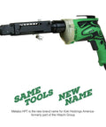 SuperDrive Collated Screwdriver with 24.6 ft cord and 6.6 Amp motor, ideal for drywall to wood and metal installations