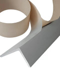 Top Shelf UHMW Slick Tape Self Adhesive For Woodworking Jigs Drawers And Fixtures Hella Smooth Zero Friction Surface shows beige tape roll.