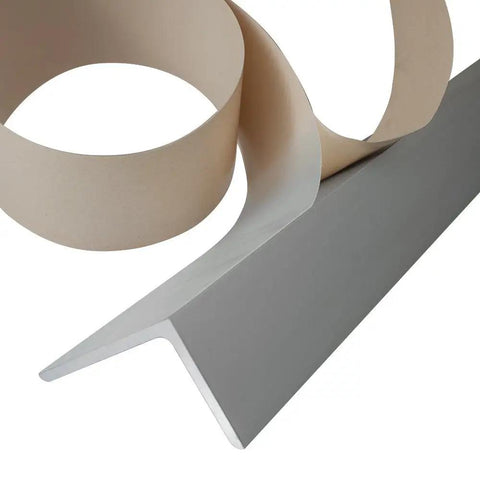 Top Shelf UHMW Slick Tape Self Adhesive For Woodworking Jigs Drawers And Fixtures Hella Smooth Zero Friction Surface shows beige tape roll.