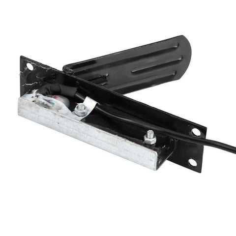 250W 24V Electric Foot Accelerator Pedal With Anti Slip Surface for Scooter Mini Bike and Go Kart, black iron construction.