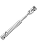 Stainless Steel Drive Shaft With D Shaped Hole For 1/18 FMS FCX18 RC Car Heavy Duty And Durable Transmission Axle Connection For Long Lasting Performance And Precise Fit, silver front and rear shaft