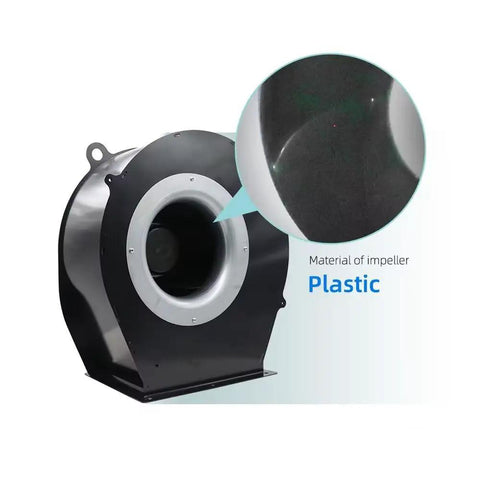 G3G280Br04M7 Bad Boy Centrifugal Fan showing plastic impeller detail for heavy duty ventilation applications