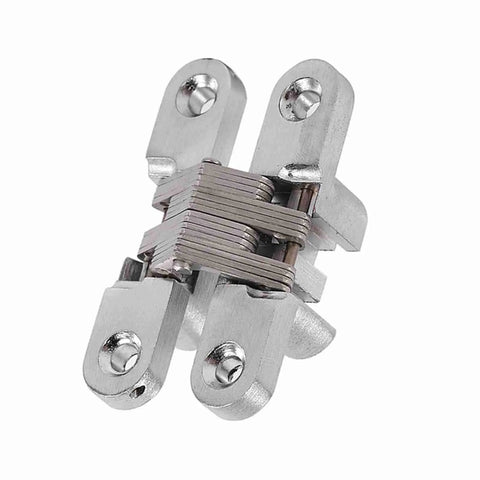 Hidden Folding Door Hinges For Cabinets Durable As Heck Rustproof Zinc Alloy 180 Degree Swing