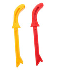 Versatile 2 Pack Woodworking Push Sticks And Safety Push Blocks In Red And Yellow Gripper Style For Table Saw And Diy Projects