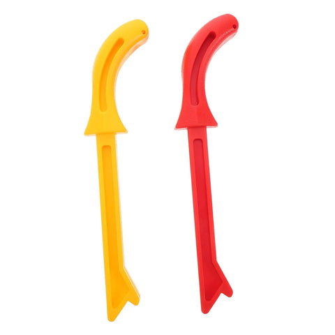 Versatile 2 Pack Woodworking Push Sticks And Safety Push Blocks In Red And Yellow Gripper Style For Table Saw And Diy Projects