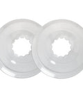 Clear plastic 2 Pack Freewheel Spoke Protectors 138mm Diameter For Mountain And Road Bikes Flywheel Guard Wheel Spoke