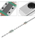 Miniature Linear Rail Bearing Guide Rail 400mm LML9B 9mm Wide with Two Slide Blocks for CNC Parts and 3D Printer Projects