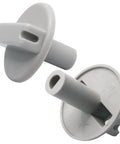 Temp Control Knob For TPI 63818002 Replacement Parts Two Pack Beefy Heavy Duty High Temperature Resistant Wear Resistant Easy Grip Dial For Heaters And HVAC Repair Durable Switch Accessory showing rear view and insert hole
