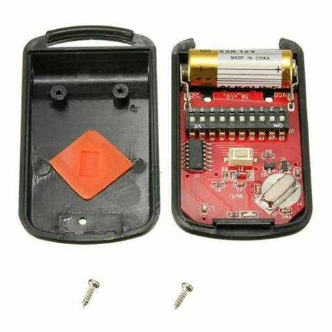 Two Pack Garage Door Opener Remote For MultiCode 3060 And MultiElmac 3089 Replaces 1089 At 300MHz With 10 Dip Switches Easy Battery Access Keychain Molded Design
