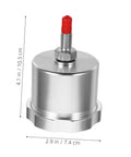 Drift Oil Tank for Racing Cars With Durable Brake Fluid Reservoir And Clutch Oil Tank Sleek Silver Design