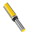 Industrial Grade Top Bearing Flush Trim Router Bit With Straight Flute Design For Woodworking And Engraving Machines Pro Grade Durable Cutter Built For Long Lasting Sharp Cuts And Demanding Projects, yellow carbide bit