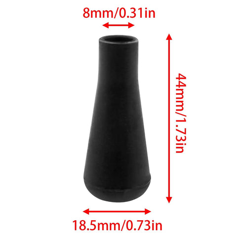 Soft Rubber Arrow Tips 8mm Inner Diameter Safety Arrowheads For Practice Archery 8 Pack Durable Beginner Friendly