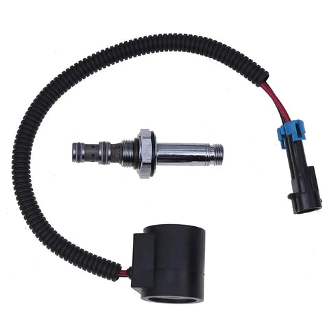 Solenoid Valve Kit For Heavy Equipment Models 453 653 751 753 763 773 863 With Precise Part Matching 6667687 6309311, black wired valve