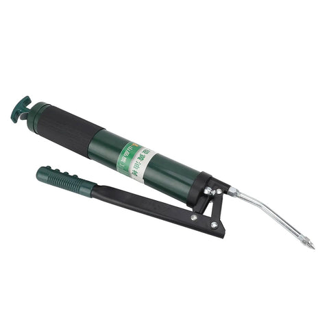 Heavy Duty Manual Grease Gun With Lever Action For Cars, Machinery And Industrial Use shown in green color