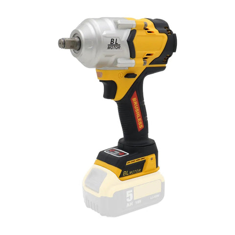 Beast 1000Nm Cordless Impact Wrench Half Inch Drive With Brushless Motor LED Light And Four Stage Torque Settings For Heavy Duty Auto And Construction Jobs Battery And Charger Not Included