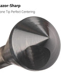 Close-up of TiAlN Coated Cobalt Countersink Drill Bit, 90-Degree Single End, M35 High Speed Steel, for Metal Stainless Steel Copper use