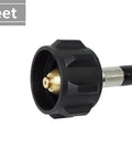 5 Foot Propane Adapter Hose That Lets Your 1 Lb Portable Appliance Hook Up To A 20 Lb Tank QCC1 Type1 Safe Certified Converter