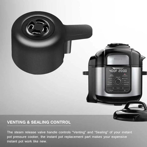 Steam Release Valve Handle For Ninja Foodi OP401 OP301 6.5 And 8 Quart Pressure Cooker Replacement Part Accessories Durable High Temp PP Valve For Easy Steam Release And Safe Cooking